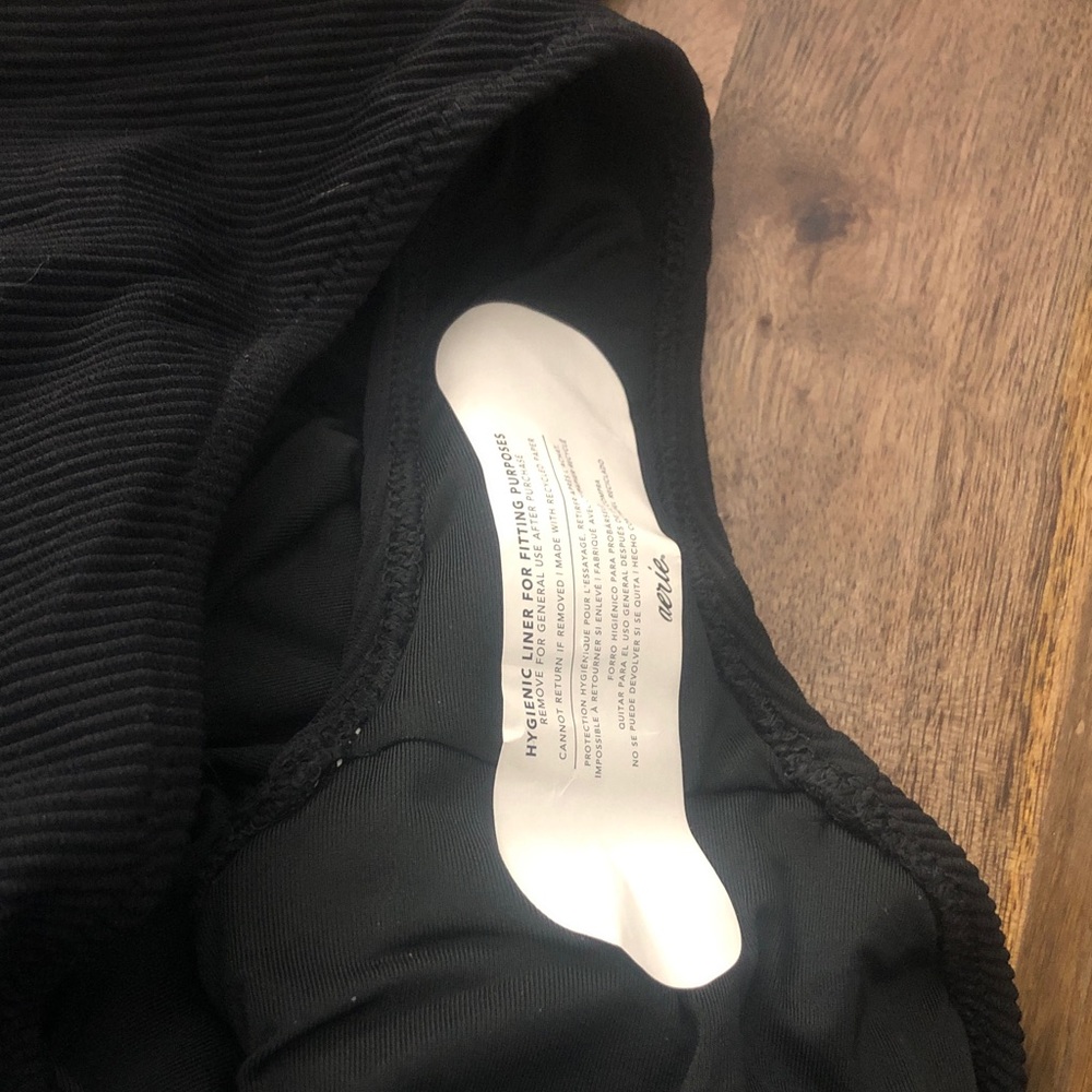 Aerie Ribbed Wrap Strapless One Piece Swimsuit - Picture 13 of 15